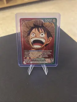 One Piece TCG OP13-001 Monkey D. Luffy Alt Art Leader AA Card Game CCG English - Image 4