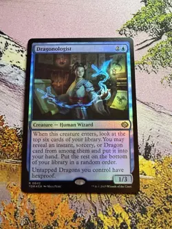 Dragonologist - FOIL - NM MTG TDM - Tarkir: Dragonstorm 0042 Rare - Image 5