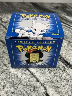 Pokemon MEWTWO 23K Gold Plated Trading Card with COA 1999 Burger King Toy - Image 1