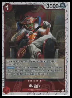 One Piece Promotion Cards #OP03-008 Buggy (Judge Pack Vol. 2) - Image 1