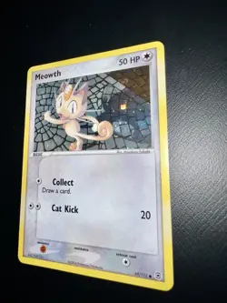 Meowth 69/112 FireRed & LeafGreen Reverse Holo Pokemon Card TCG Mint 2004 - Image 2