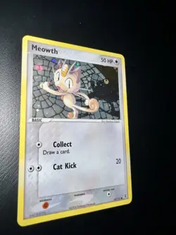 Meowth 69/112 FireRed & LeafGreen Reverse Holo Pokemon Card TCG Mint 2004 - Image 3