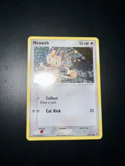 Meowth 69/112 FireRed & LeafGreen Reverse Holo Pokemon Card TCG Mint 2004 - Image 4