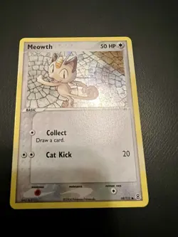 Meowth 69/112 FireRed & LeafGreen Reverse Holo Pokemon Card TCG Mint 2004 - Image 5
