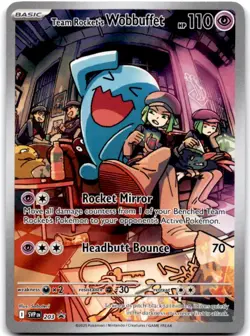 Team Rocket's Wobbuffet Promo SV: Scarlet & Violet Promo Cards 203 NM - Image 1