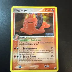 Pokemon TCG Magcargo EX Unseen Forces Holo Card 41/115 Reverse Holo Uncommon - Image 1