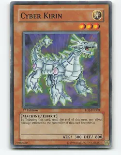 Cyber Kirin #EOJ-EN008 1st Edition Yugioh Card - Image 1