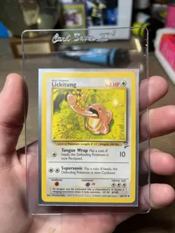 1999, Lickitung, Base Set 2, Vintage, WOTC, Pokemon Card 48/130 - Image 1