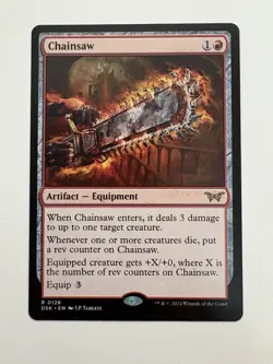 Chainsaw MTG Magic the Gathering Card NM Near Mint DSK - Image 1