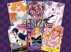 ONE PIECE Card Game Premium Cards Collection Girls Edition Set of 6 cards - Image 1