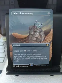 Helm of Awakening 448 Borderless Dominaria Remastered Magic The Gathering Card - Image 1