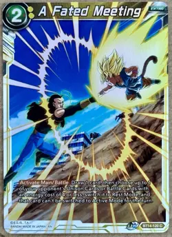 DRAGON BALL SUPER CARD GAME CCG A FATED MEETING COMMON FOIL #BT14-120 C NM+ - Image 1