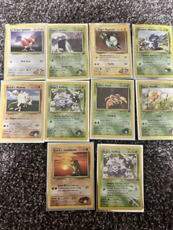 Pokemon Gym Heroes Starter Collection 33 Unique Cards Excellent Condition - Image 1