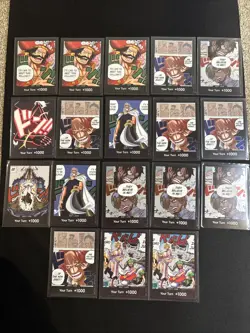 One Piece Lot Of 18 Don Cards Assorted OP Cards TCG English - Image 1