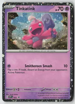 Tinkatink - (Cosmo Holofoil) 025 - SV: Scarlet & Violet Promo Cards Holo - PTCG - Image 1