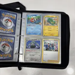 Pokemon Binder MEWTWO 7” X 9.5” Zipper Binder With Strap And Cards - Image 5