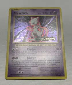 Mewtwo XY Evolutions Prerelease Holo Promo Card 51/108, NM- - Image 2
