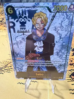 Sabo Alt Art SEC OP13-120 One Piece Carrying On His Will Card English NM - Image 1
