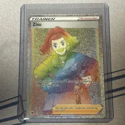 ZIsu 207/189 Astral Radiance Secret Rare Rainbow Rare Pokemon Card - Image 1