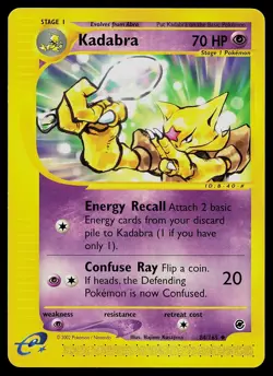 Pokemon Card - Kadabra Expedition 84/165 Uncommon - Image 1