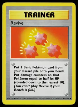 Pokemon Card - Revive Base Set (Shadowless) 89/102 Uncommon - Image 1