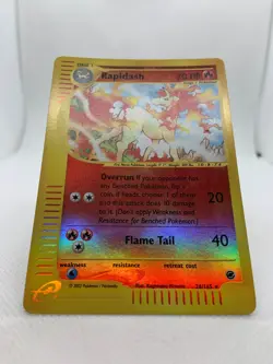Rapidash 26/165 Reverse Holo Rare Expedition Pokemon Card 2002 WOTC - Image 4