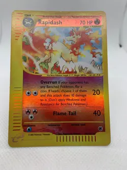 Rapidash 26/165 Reverse Holo Rare Expedition Pokemon Card 2002 WOTC - Image 5