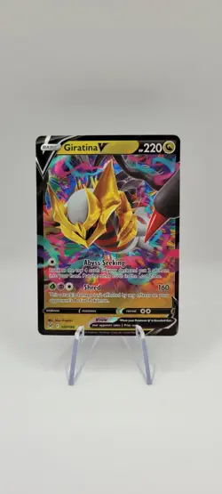 Pokemon TCG: Giratina V Ultra Rare - 130/196 Lost Origin -Mint/NM Card - Image 1