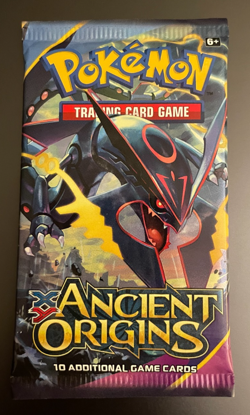 POKEMON XY ANCIENT ORIGINS Sealed 10-Card BOOSTER PACK (Rayquaza Art) - Image 1