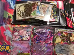 3 Pokemon Phantasmal Flames Booster Pack w promos and coins and 5 PFL Ex card NM - Image 4