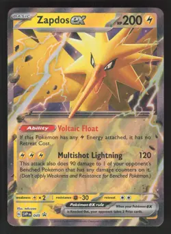 Zapdos ex SVP 049 Pokemon TCG Scarlet & Violet Promo Cards NM - Image 1