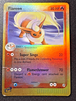 Flareon 5/100 EX Sandstorm e-Series Pokemon Card Reverse Holo Foil Rare HP - Image 1