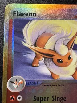 Flareon 5/100 EX Sandstorm e-Series Pokemon Card Reverse Holo Foil Rare HP - Image 3