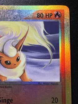 Flareon 5/100 EX Sandstorm e-Series Pokemon Card Reverse Holo Foil Rare HP - Image 4