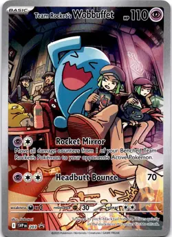 Team Rocket's Wobbuffet Promo SV: Scarlet & Violet Promo Cards 203 NM - Image 1