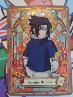 Sasuke Uchiha NRSA01-SP-002L5 Naruto Kayou Heavens Scroll English Card NM - Image 1