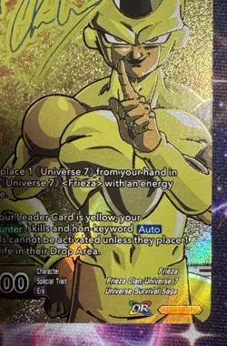 Dragon Ball Super Card Frieza, Emperor of Universe 7 TB1-077 SPR Near Mint - Image 5