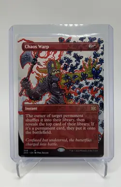 Magic The Gathering Chaos Warp (Borderless) Rare Double Masters 2022 #359 NM MTG - Image 1