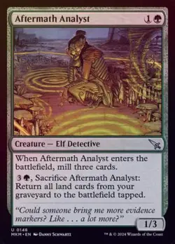 MTG Murders at Karlov Manor - Aftermath Analyst (Foil) - Image 1