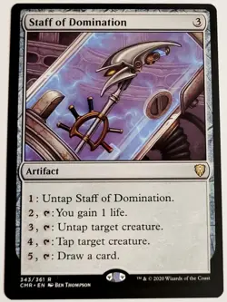 MTG Staff of Domination - Commander Legends - NM - Image 1