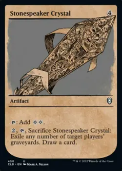 Stonespeaker Crystal - Showcase x1 - Commander Legends: Battle for Baldur's Gate - Image 1