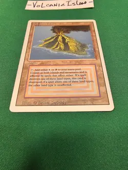 Volcanic Island Revised Magic the Gathering MTG - Image 4