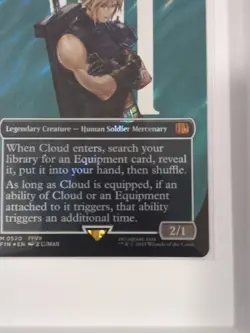 Cloud, Midgar Mercenary (Borderless) (Surge Foil) Final Fantasy Foil - Image 5
