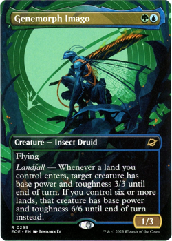 Genemorph Imago (Borderless) - 0299 - Edge of Eternities - MTG NM/M SHIPS NOW - Image 1