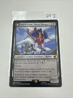 Starscream, Power Hungry Starscream, Seeker Leader BOT LP MTG - Image 1