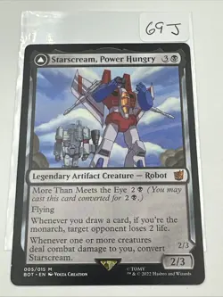 Starscream, Power Hungry Starscream, Seeker Leader BOT LP MTG - Image 2