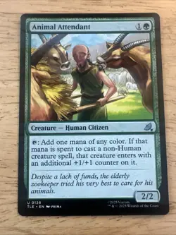 Animal Attendant - 128 - NM - Avatar: The Last Airbender - MTG - Image 1