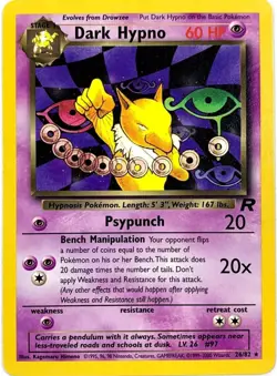 Pokemon Card Team Rocket Set Unlimited Ed 2000 Vintage WOTC: Choose Your Card - Image 2