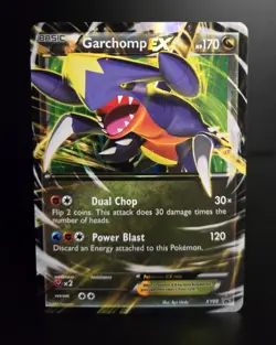 Pokemon TCG - GARCHOMP EX - XY09 - HOLO PROMO - XY: GARCHOMP EX BOX (2014) - LP - Image 1