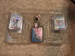 Pokemon TCG - Umbreon Ex SVP 176 & Espeon Ex SVP 175 Black Star Promo NM +Extras - Image 3